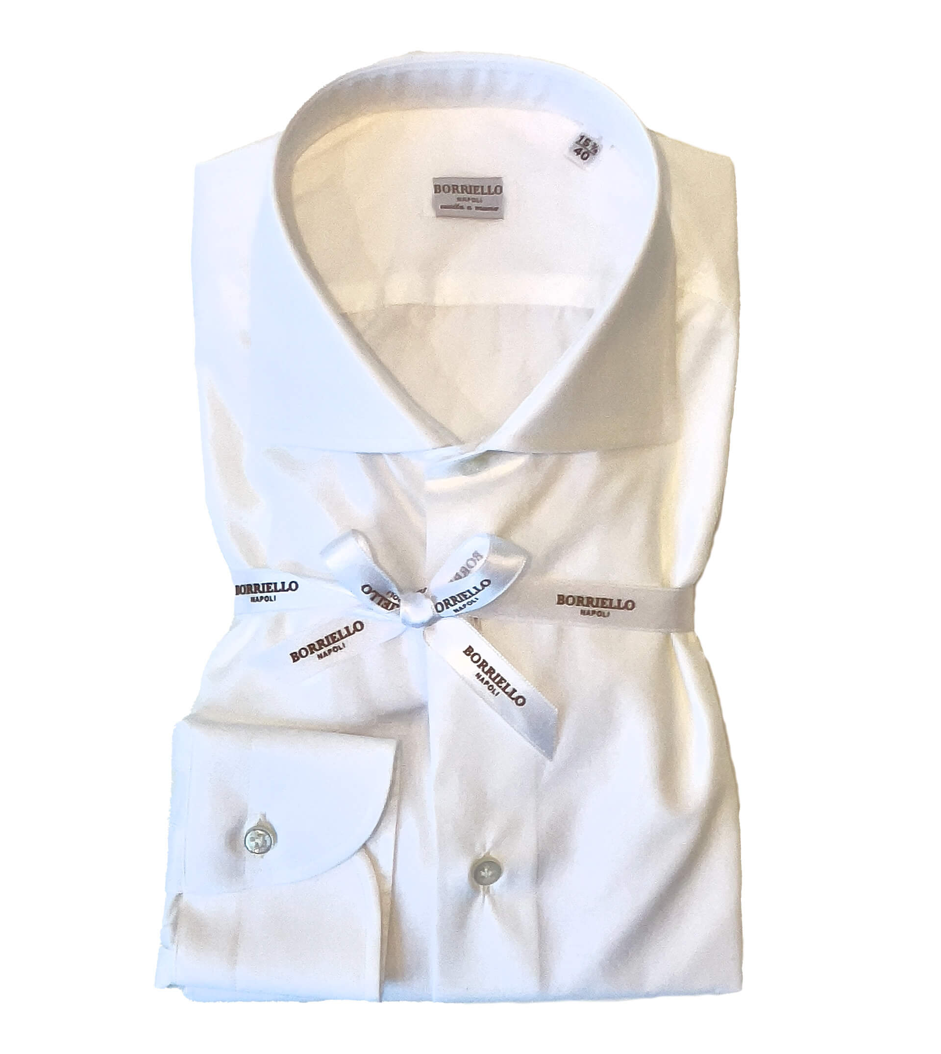 BORRIELLO NAPOLI White Dress Shirt