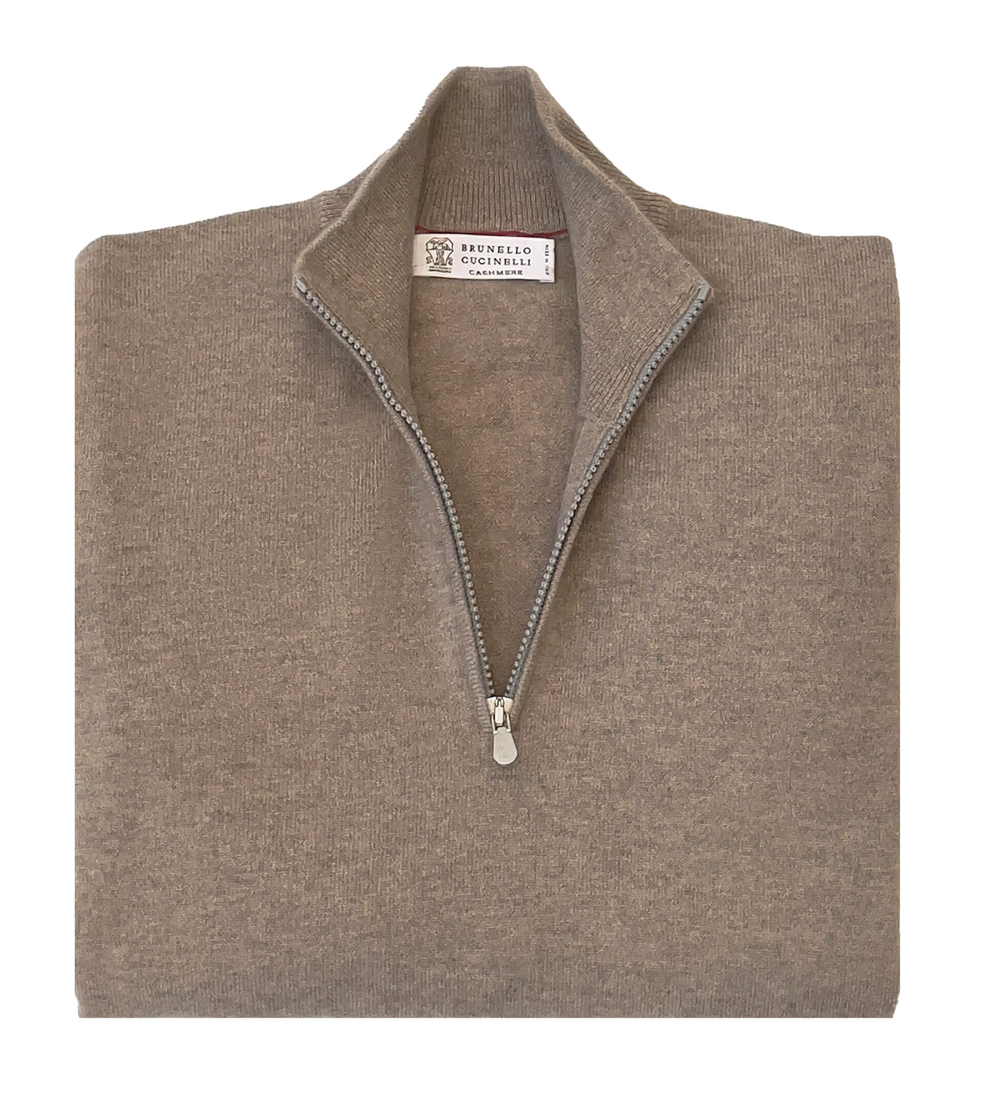 BRUNELLO CUCINELLI 100% Cashmere 1/4 Zip Sweater