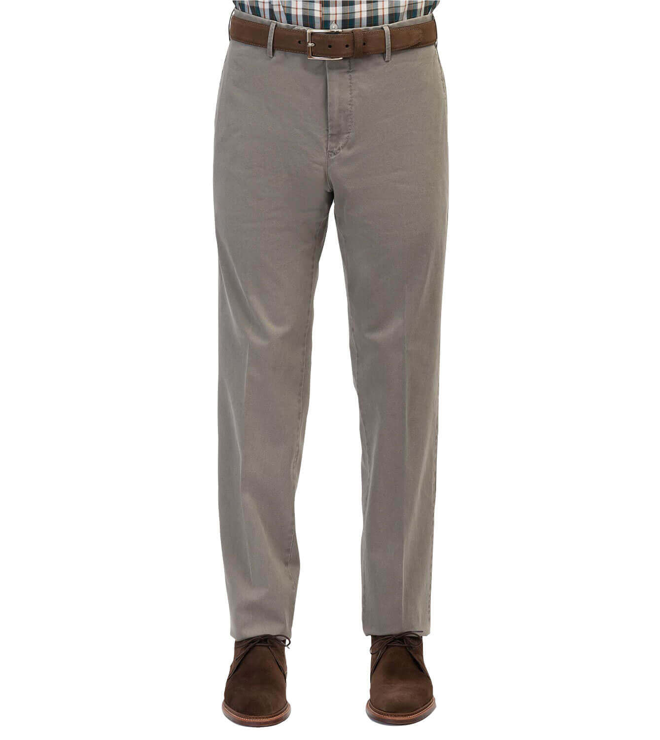 PT01 Tricotine Cotton Flat Front Casual Pant +Colors
