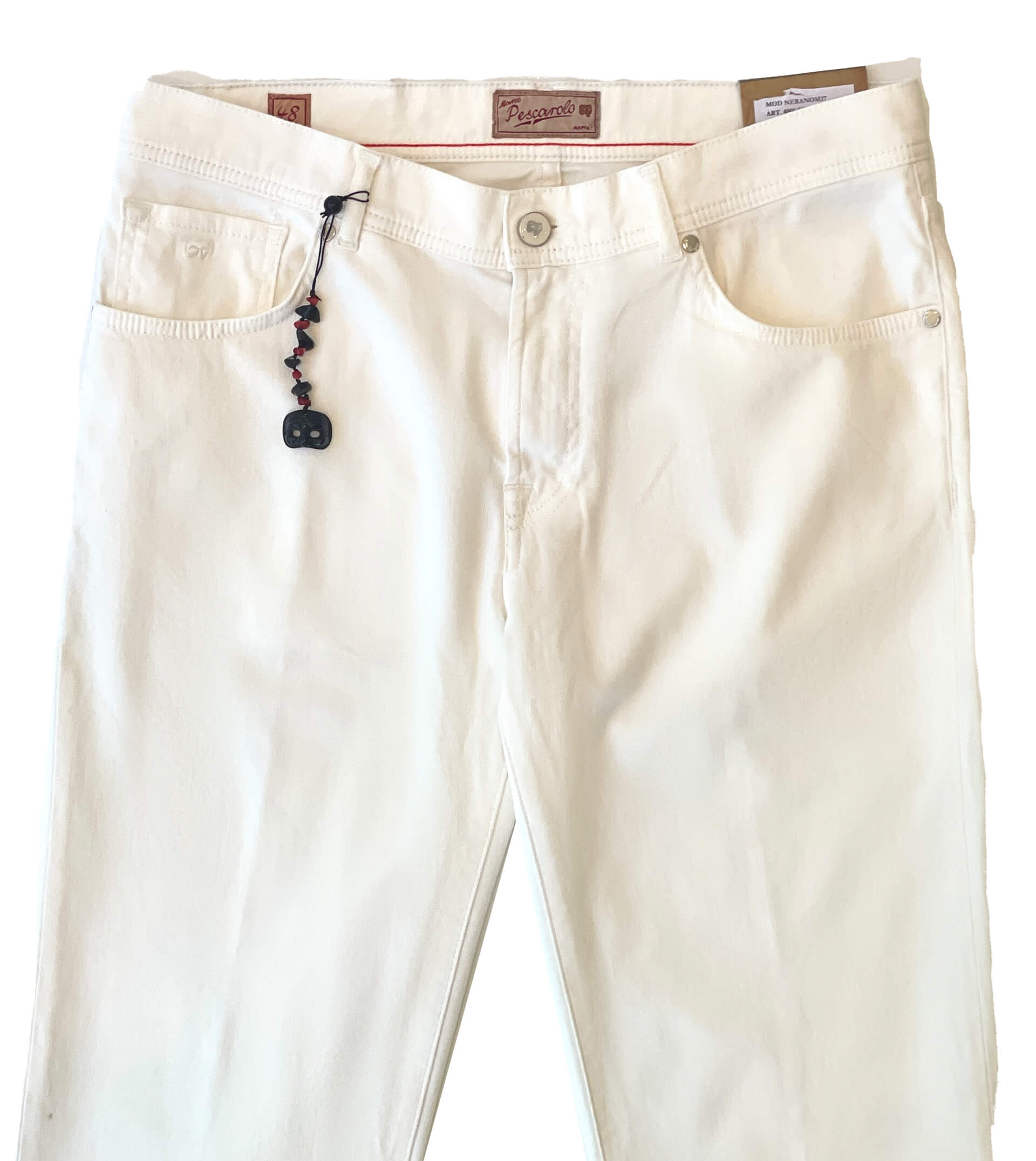 MARCO PESCAROLO Cotton Micropique 5 Pocket Pant