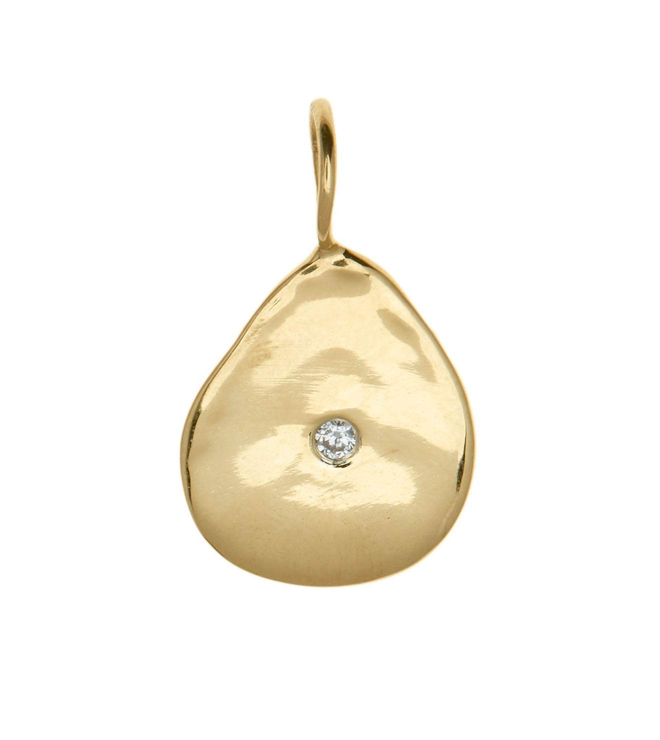 ALI GRACE Gold & Diamond Teardrop Charm